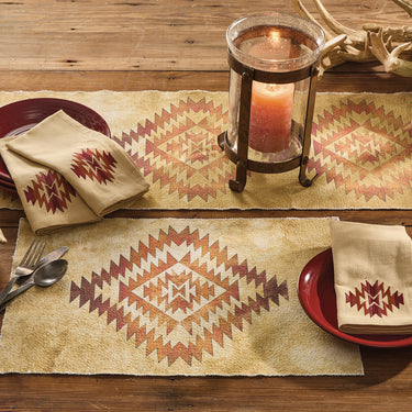 Fire In The Mountains Table Runner 36